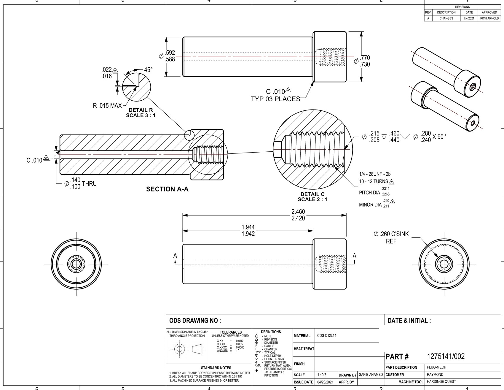 Plug mechanism